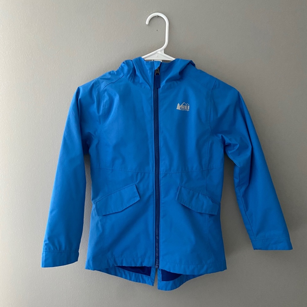 Lined rei girls water resistant windbreaker